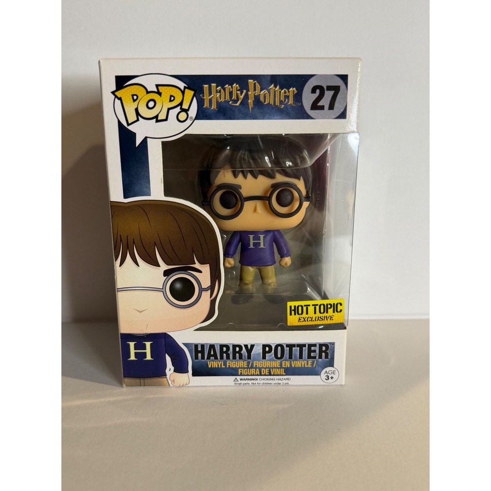 Funko Pop Harry Potter 27 Hot Topic Exclusive Purple H Sweater Vinyl Figure